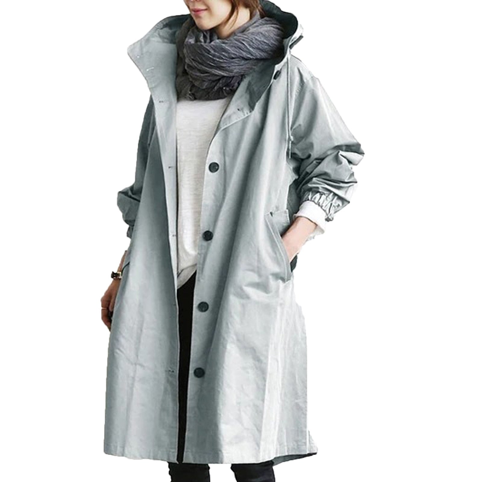 Leichte lange Damen Elegantejacke