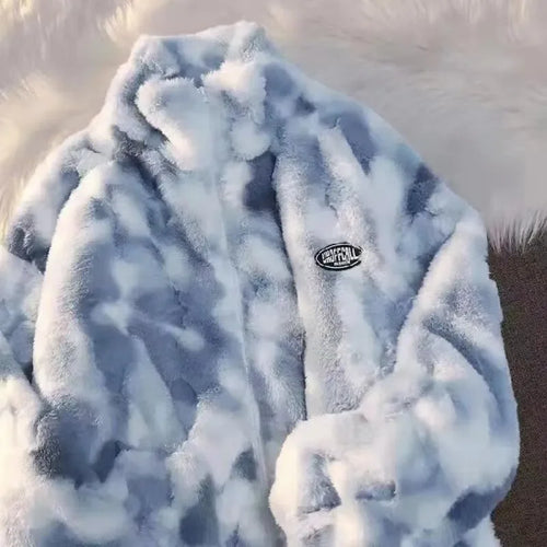 Batik-fleecejacke