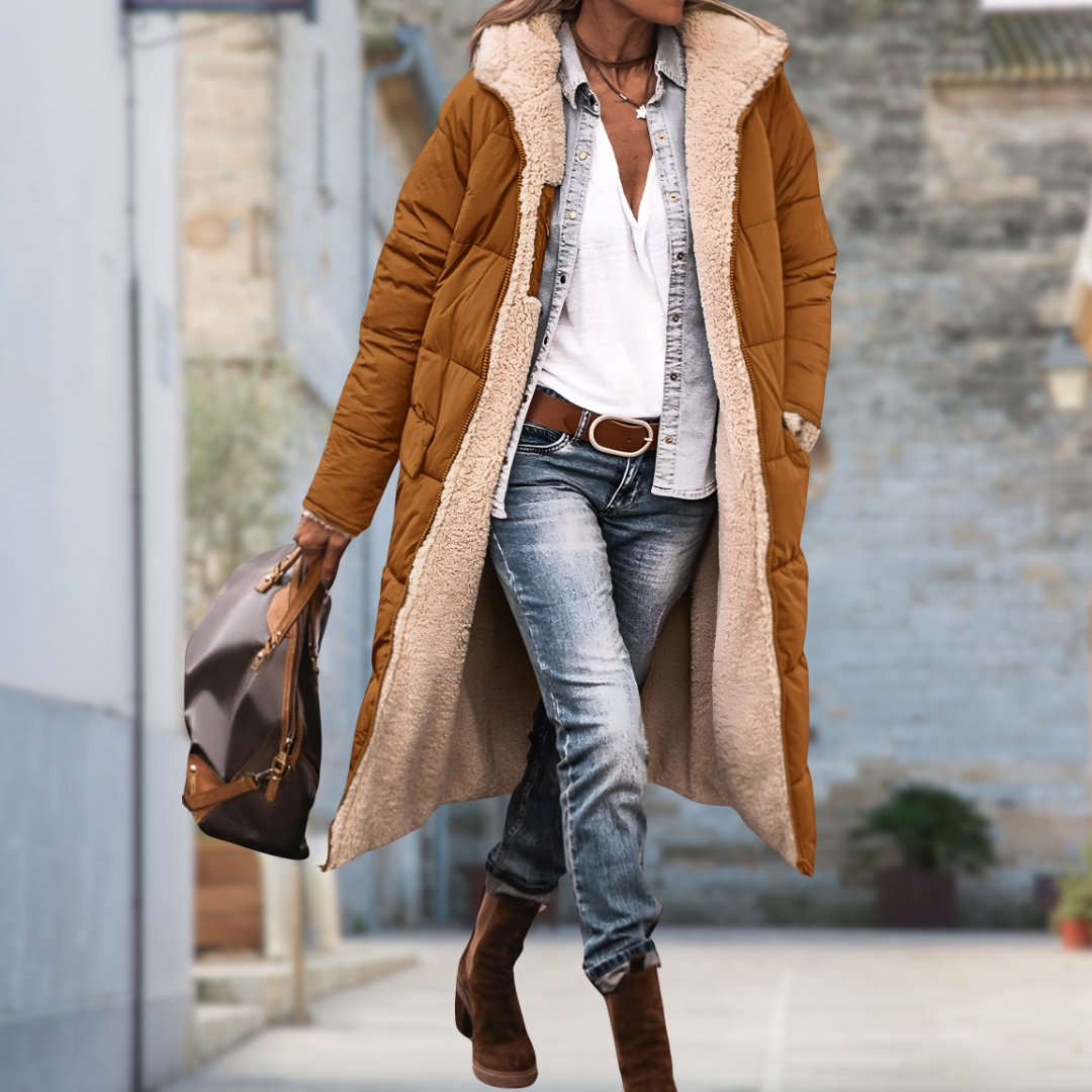 Winddichte Und Wasserdichte Winterjacke Für Damen