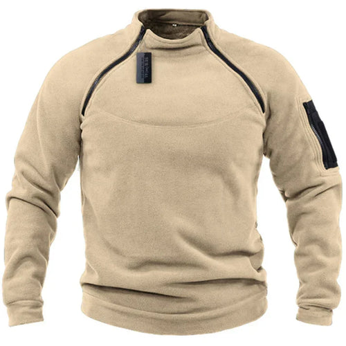Herren Fleece Zip-Up Pullover