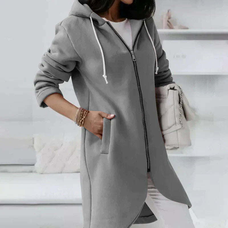 Zip Kapuzenpullover