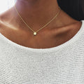 Goldbeschichteter Sternanhänger & Gliederkettenhalskette | Shop Nory