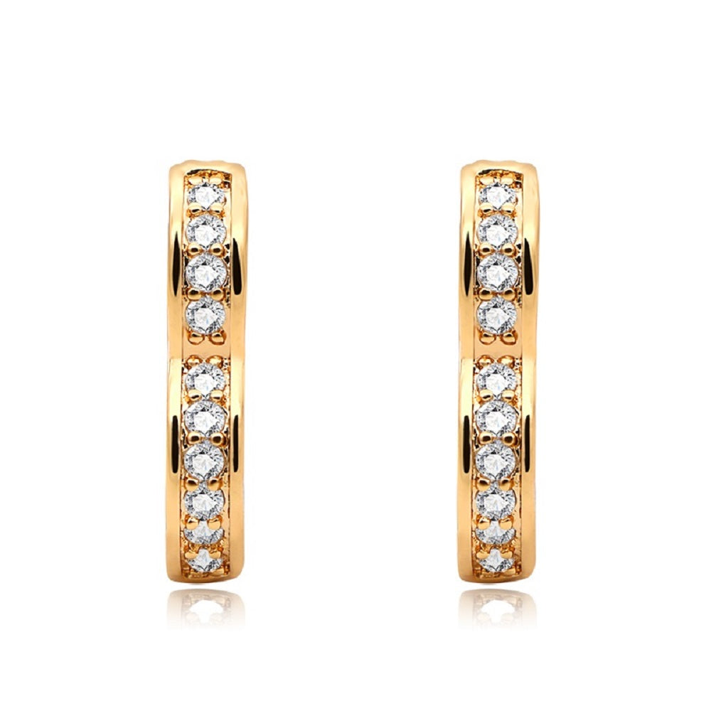 Damen Herzform Zirkonia Creolen | Shop Nory