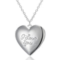 I LOVE YOU Herz Öffnbarer Foto-Anhänger & Link-Kette | Shop Nory