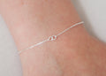 Feines Silberarmband verbundene Ringe 925er Silber | Shop Nory