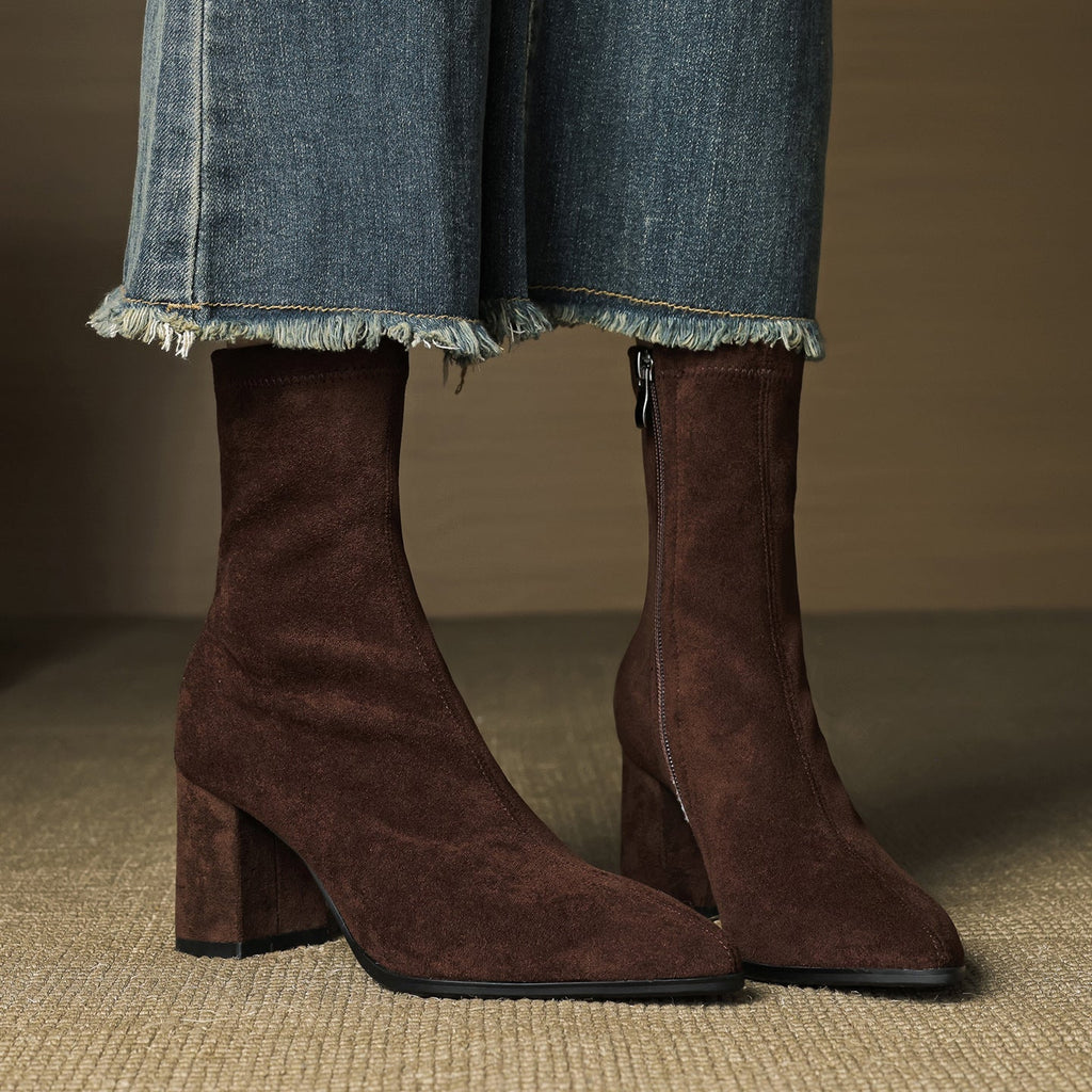 Wildleder-Stiefel