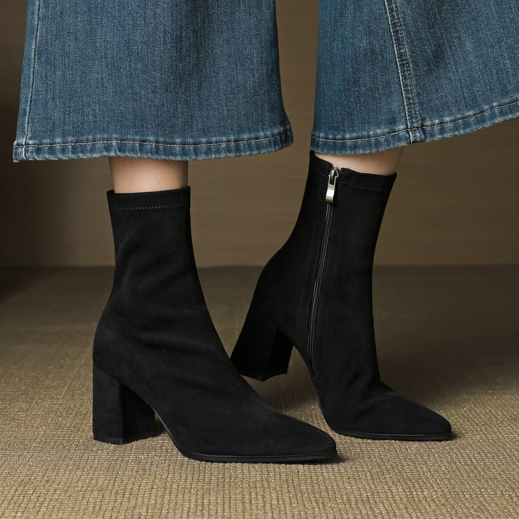 Wildleder-Stiefel