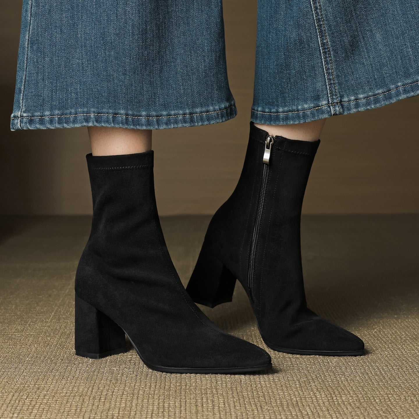 Wildleder-Stiefel