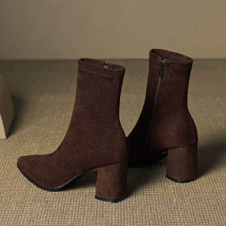 Wildleder-Stiefel