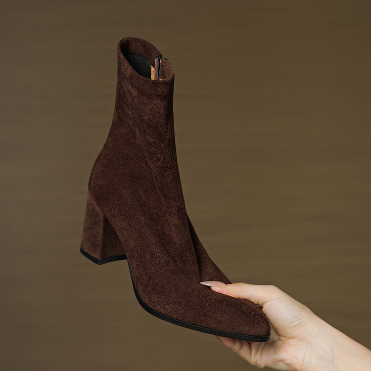 Wildleder-Stiefel
