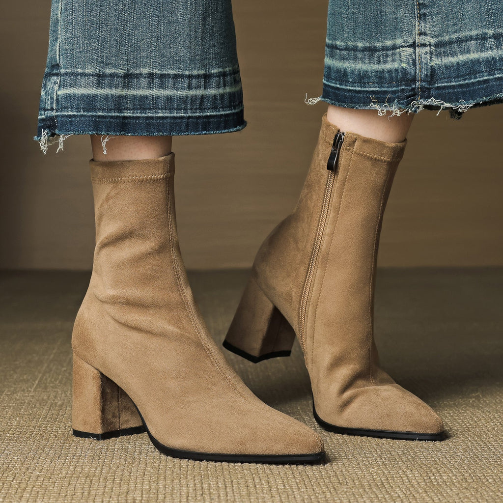 Wildleder-Stiefel