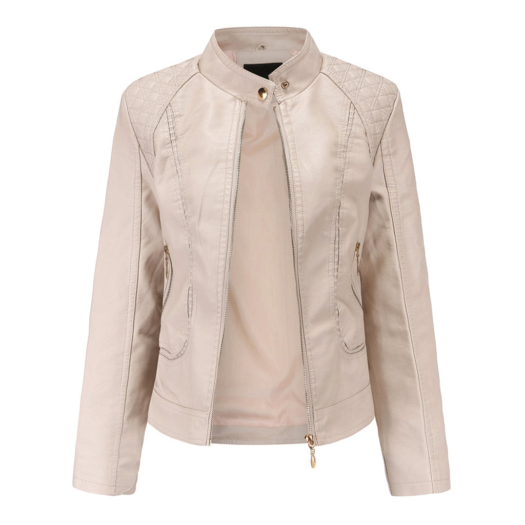 Stylische Lederjacke