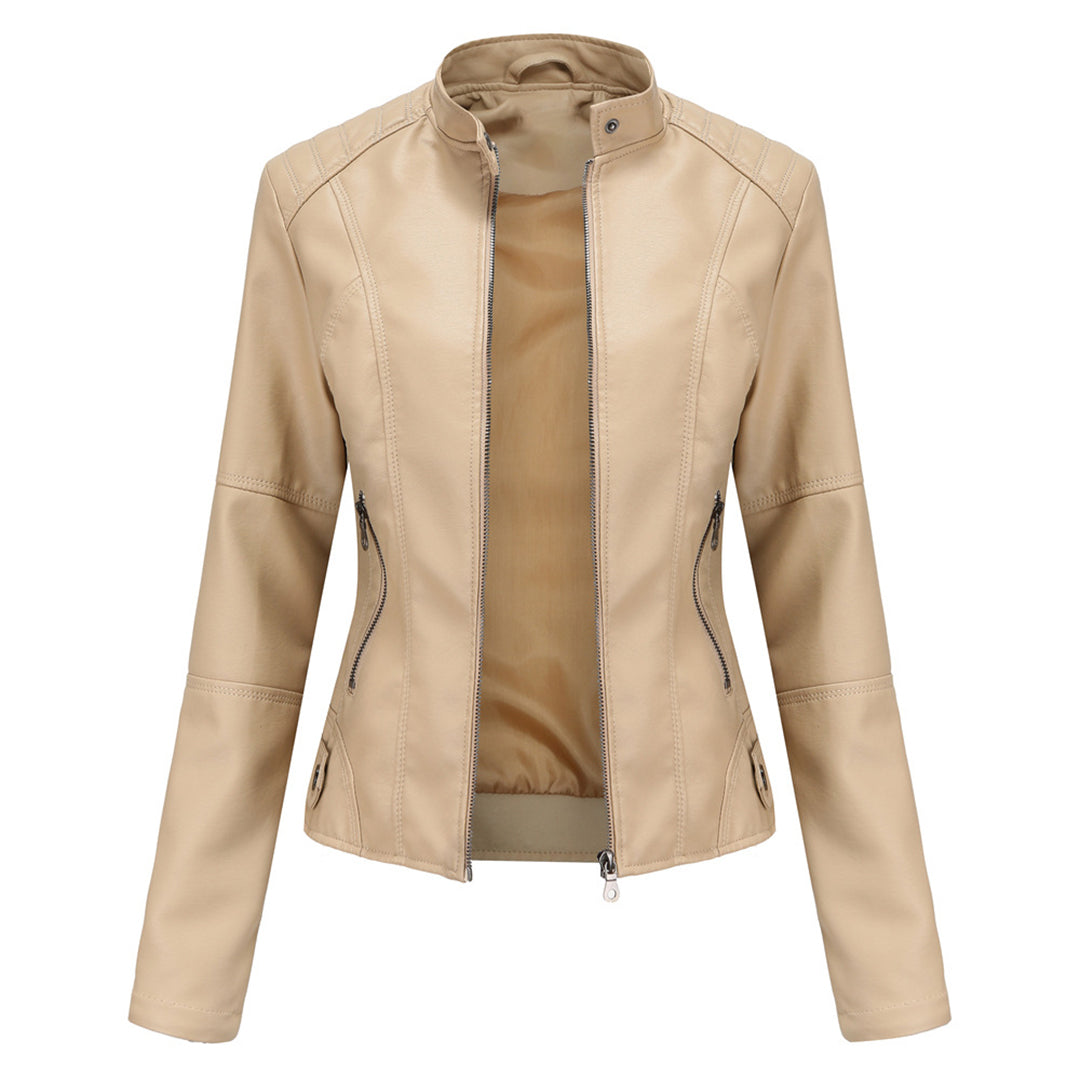 Zeitlose Lederjacke für Frauen