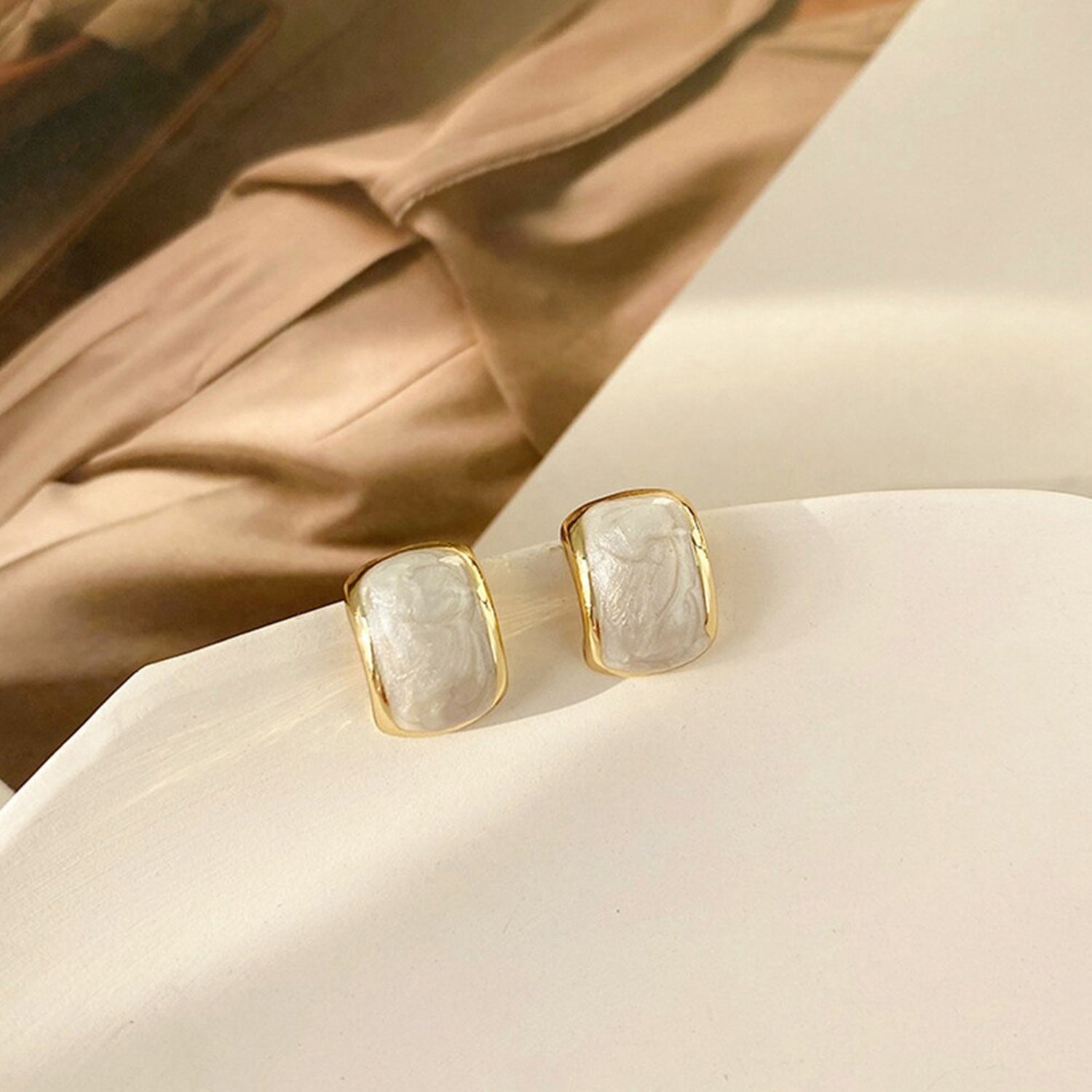 Geometrische Bogen Ohrringe Keine Loch Ohrclips | Shop Nory