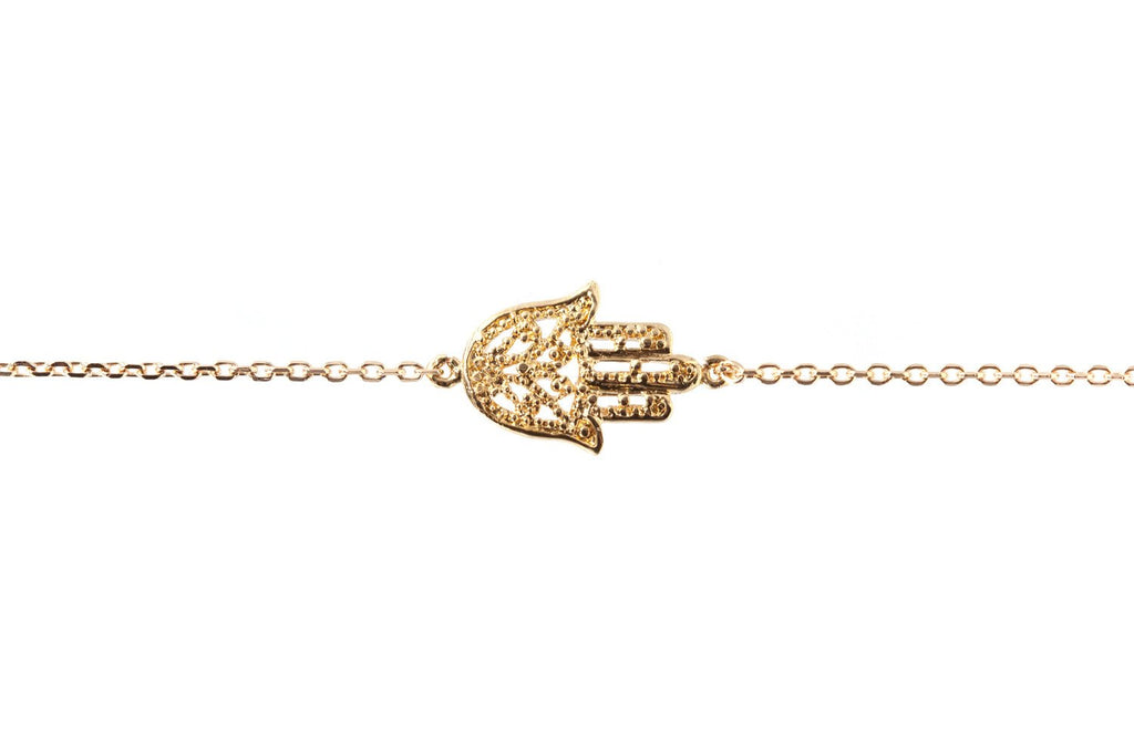Armband Hamsa Hand der Fatima vergoldet | Shop Nory