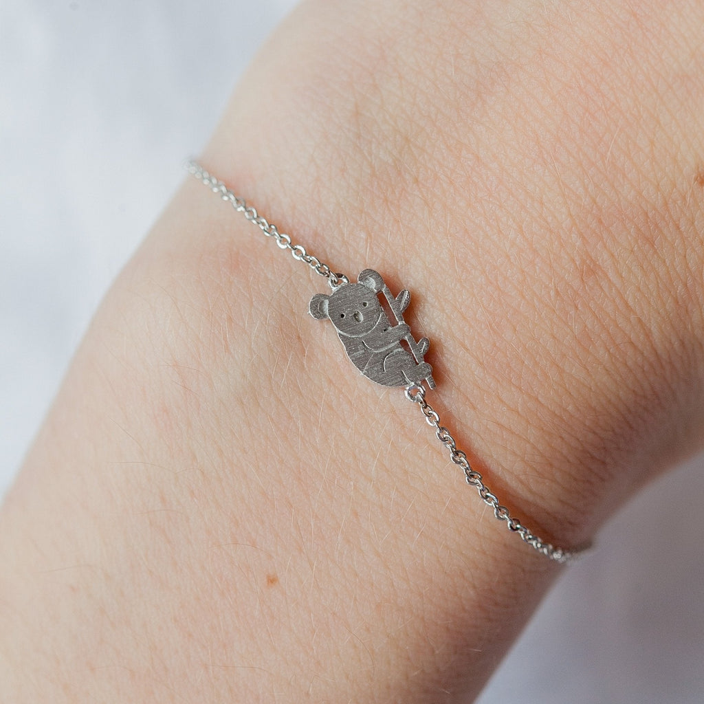 Feines Armband mit Koala-Anhänger – versilbert und hautfreundlich | Shop Nory