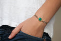 Armband mit Goldähre und buntem Stein | Shop Nory