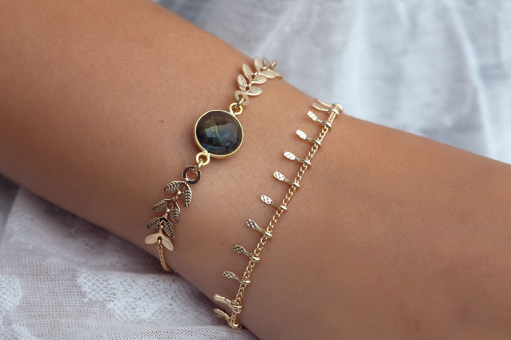 Filigrane Stäbchen Armband - 16 Karat vergoldet | Shop Nory