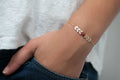 Armband mit Blättern mit Perle - 16Karat vergoldet | Shop Nory