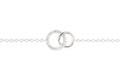 Armband mit 2 Ringen aus 925 Silber mit Zirkonia für Damen | Shop Nory