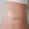 Armband 2 Herzen 925 Silber | Shop Nory
