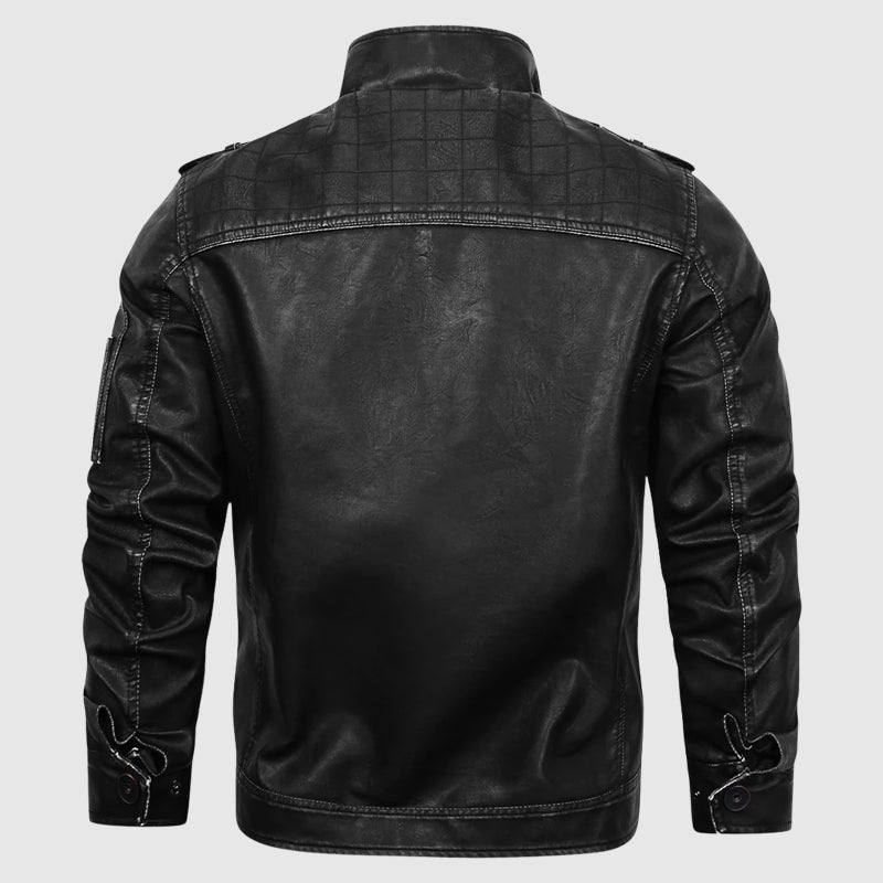 Biker Streetwear Lederjacke