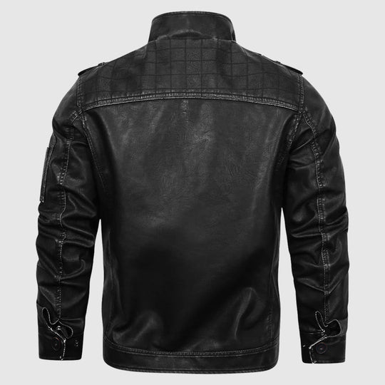 Biker Streetwear Lederjacke