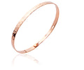 Rosévergoldeter Armreif mit gehämmertem Design – zeitlose Eleganz | Shop Nory