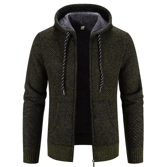 ShopNory - Lässige Herbst Strickjacke mit Kapuze für Männer