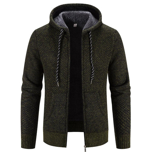 ShopNory - Lässige Herbst Strickjacke mit Kapuze für Männer