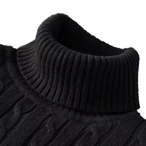 Kuscheliger Herrenpullover mit trendigem Rollkragen - Wintersaison 2024