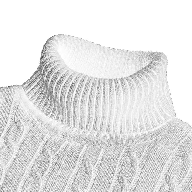 Kuscheliger Herrenpullover mit trendigem Rollkragen - Wintersaison 2024