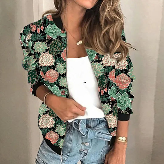 Damen Strickjacke mit Reißverschluss Amelie