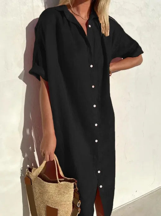Hemdkleid aus Baumwolle