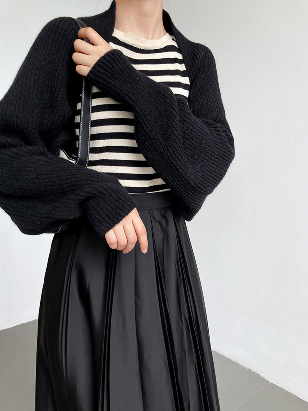 Strick Bolero mit Langen Ärmeln Weich und Modern Perfekt für Layering