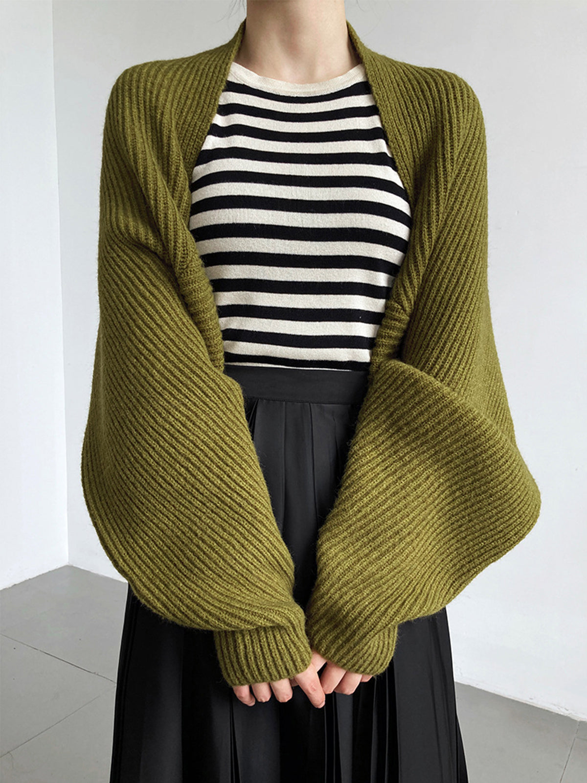 Strick Bolero mit Langen Ärmeln Weich und Modern Perfekt für Layering