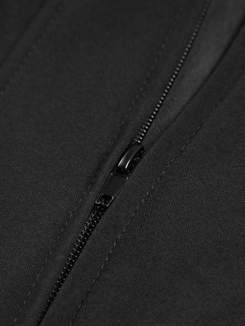 Shopnory | Cup Detail mit Reißverschluss Röhren Corsatz Oberteil