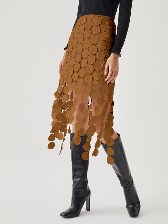 Schicker Midirock Im Lagenlook