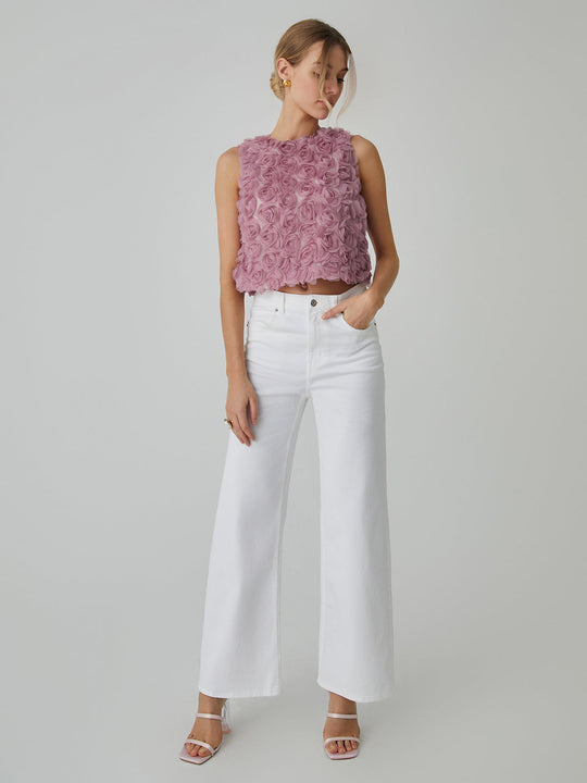 Romantische Mehrfarbige Bluse