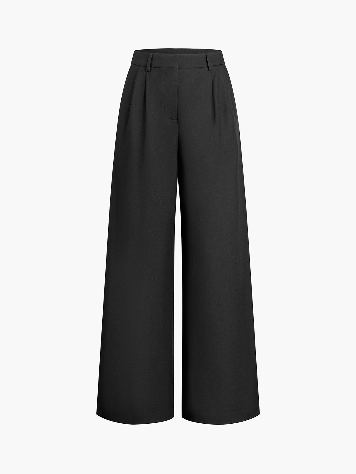 Elegante Hose mit Weitem Bein Ohne Gürtel