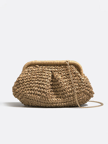 Stroh Clutch Bag
