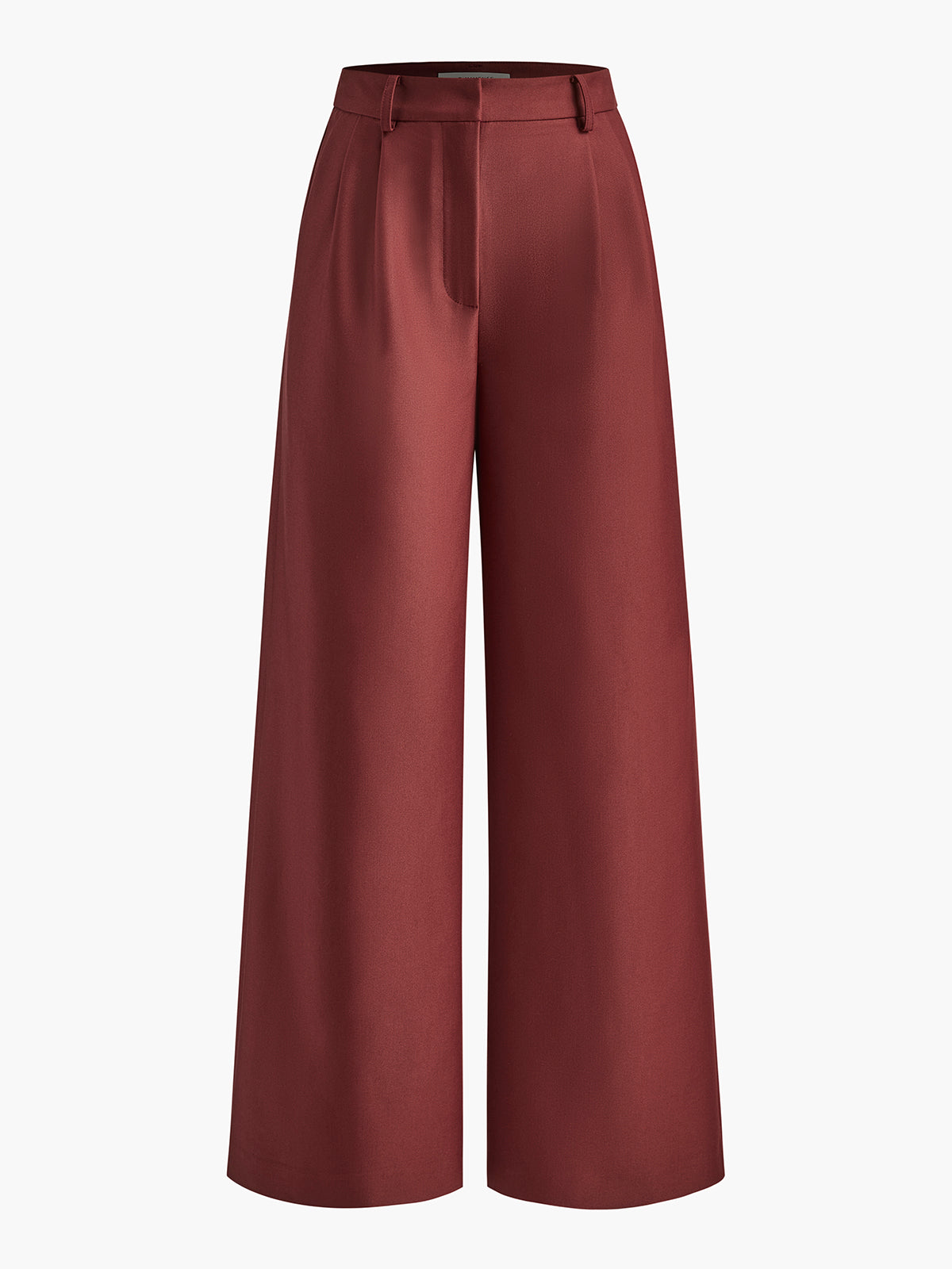 Elegante Hose mit Weitem Bein Ohne Gürtel