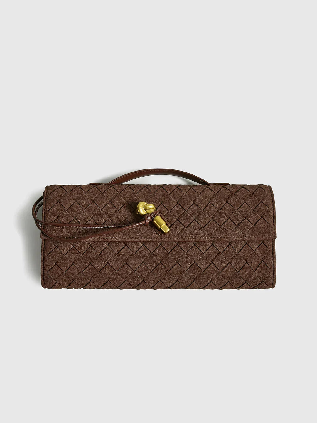 Elegante Braune GewShopnoryte Clutch