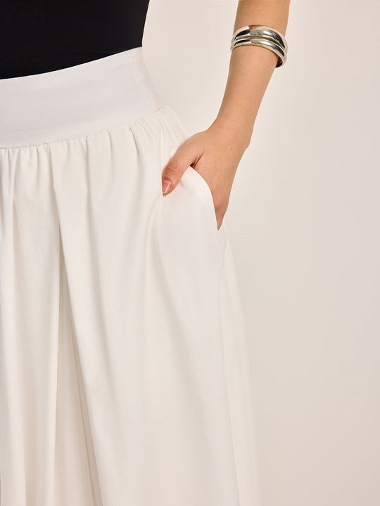 Eleganter A-Linien Plissee Rock