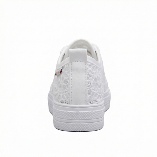 Stylische Niedrig Geschnittene Schnürsneakers mit Seitlichen Details und Sicherer Passform