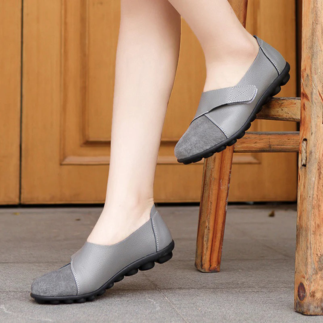 Bequeme loafer aus leder