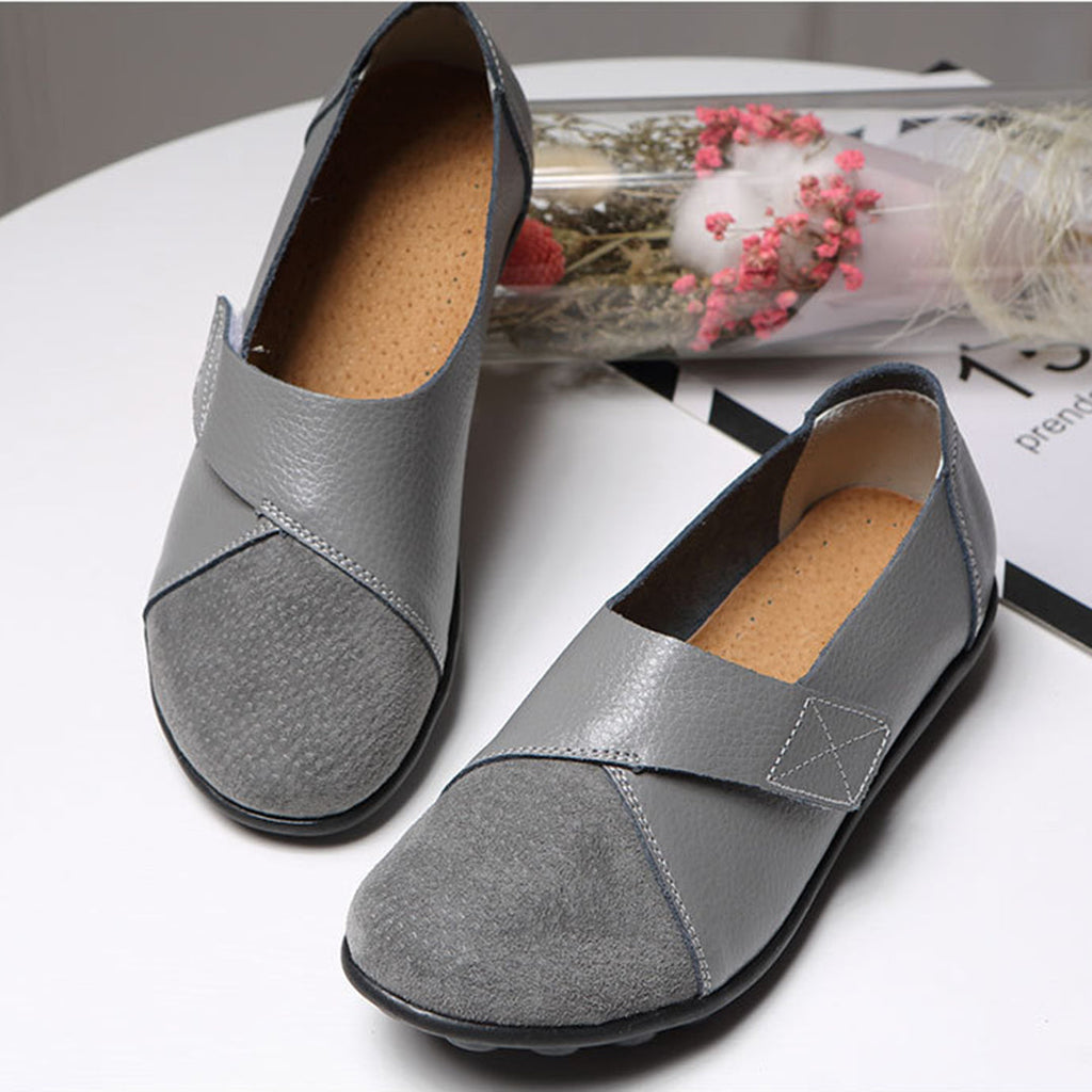 Bequeme loafer aus leder