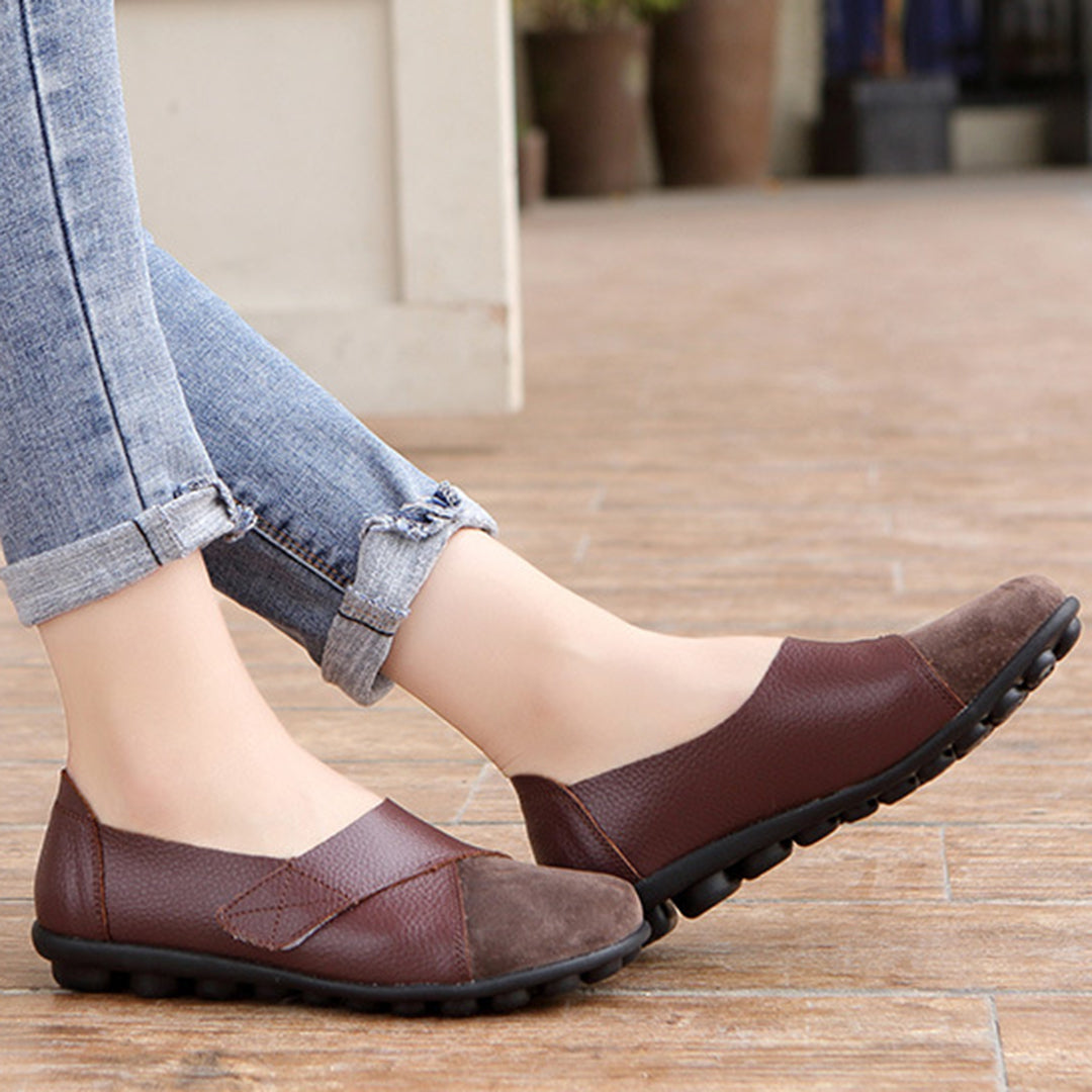 Bequeme loafer aus leder