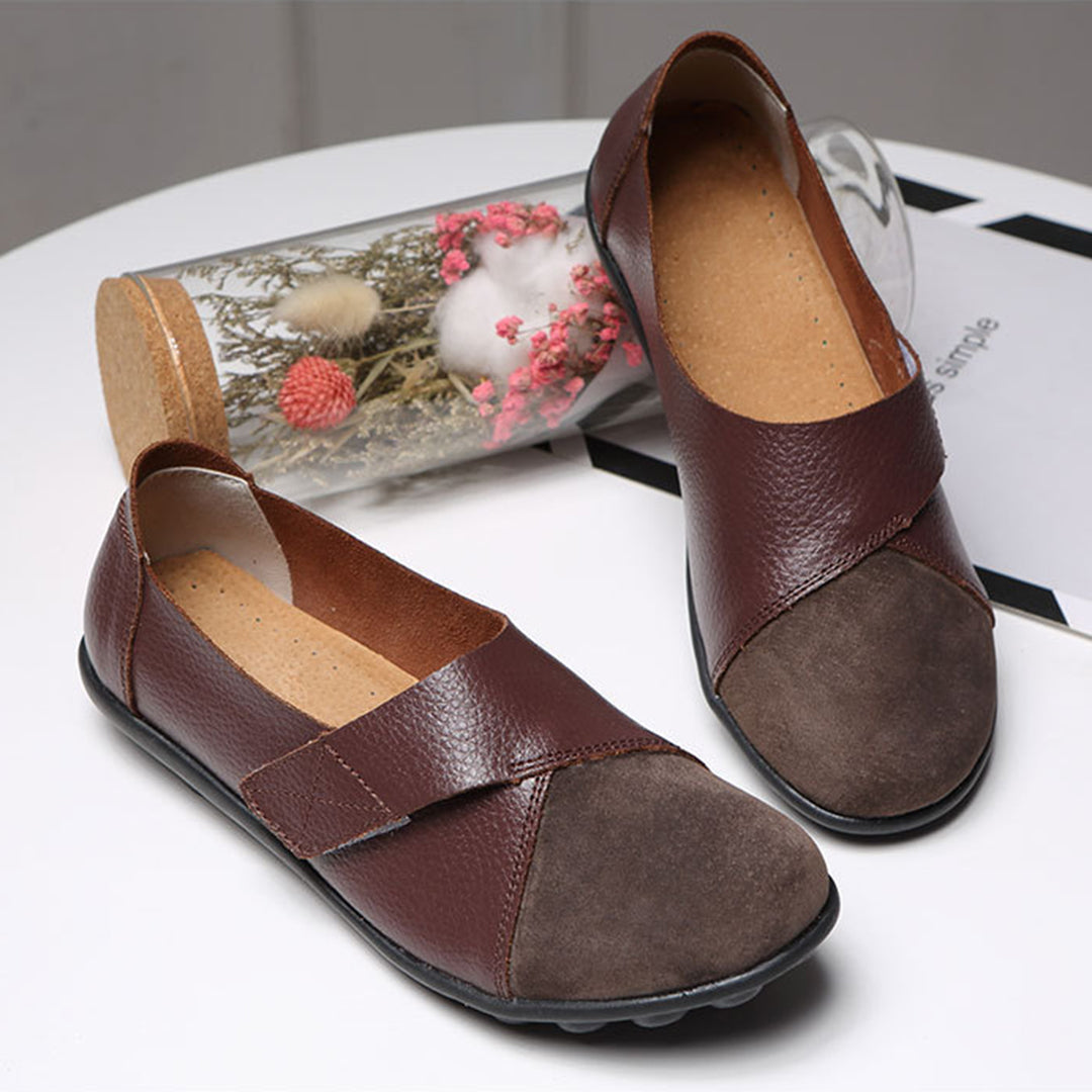 Bequeme loafer aus leder