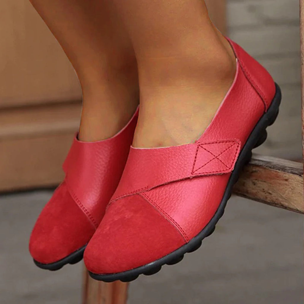 Bequeme loafer aus leder